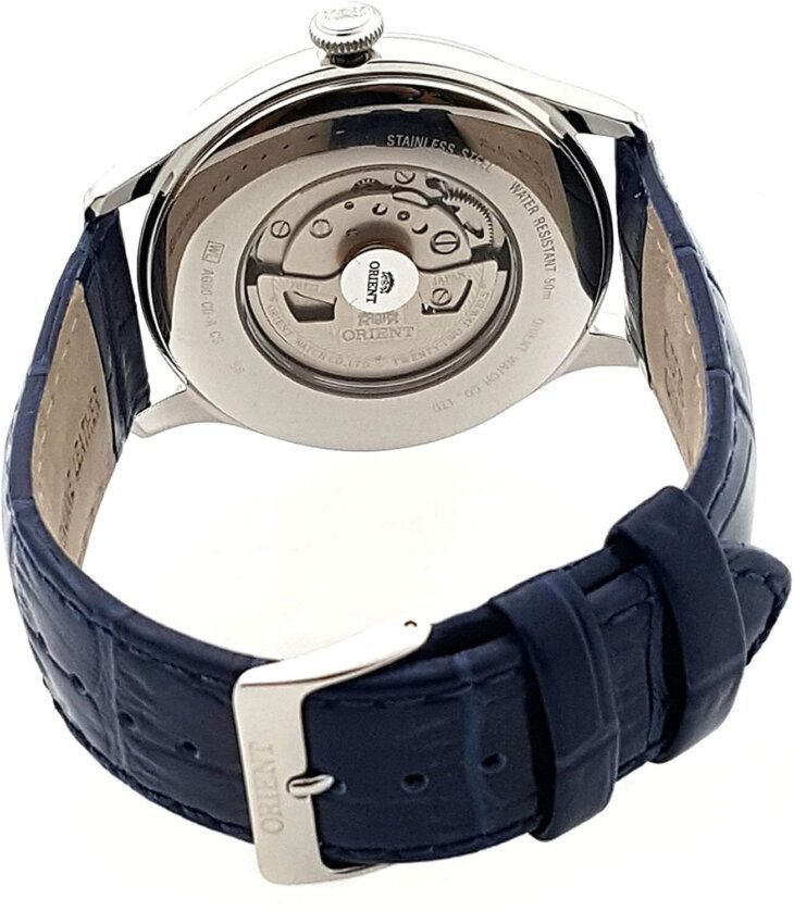 ORIENT: Mechanical Classic Watch, Leather Strap - 43.0mm (AG00004D) - Image 5