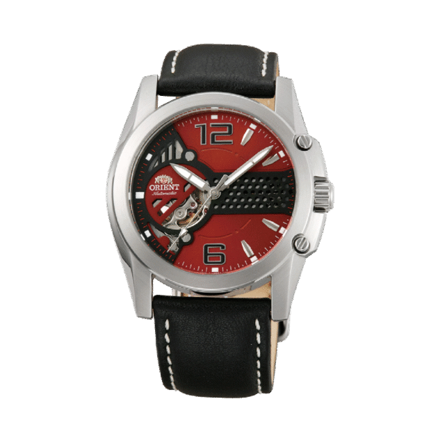 ORIENT: Rare Mechanical Classic enduro racing-inspired, Leather Strap - 40 mm (CDB02002H)