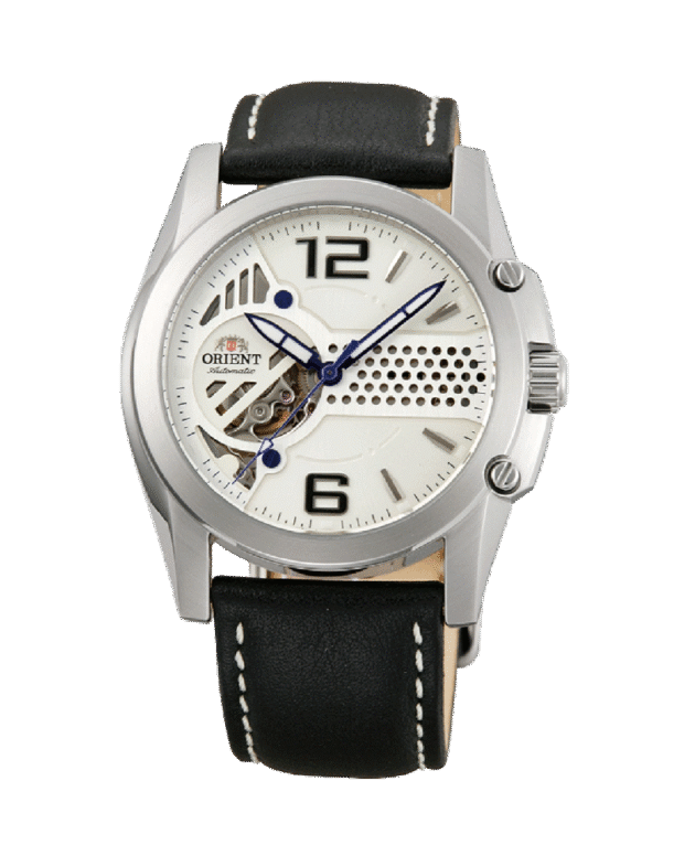 ORIENT: Rare Mechanical Classic enduro racing-inspired, Leather Strap - 40 mm (CDB02003S)