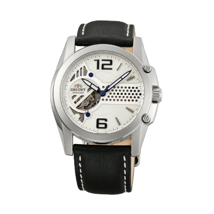 ORIENT: Rare Mechanical Classic enduro racing-inspired, Leather Strap - 40 mm (CDB02003S)