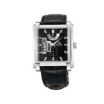 ORIENT: Noble Tank Skeleton Automatic Power Reserve Indicator Black Dial Small Seconds CFHAD002B