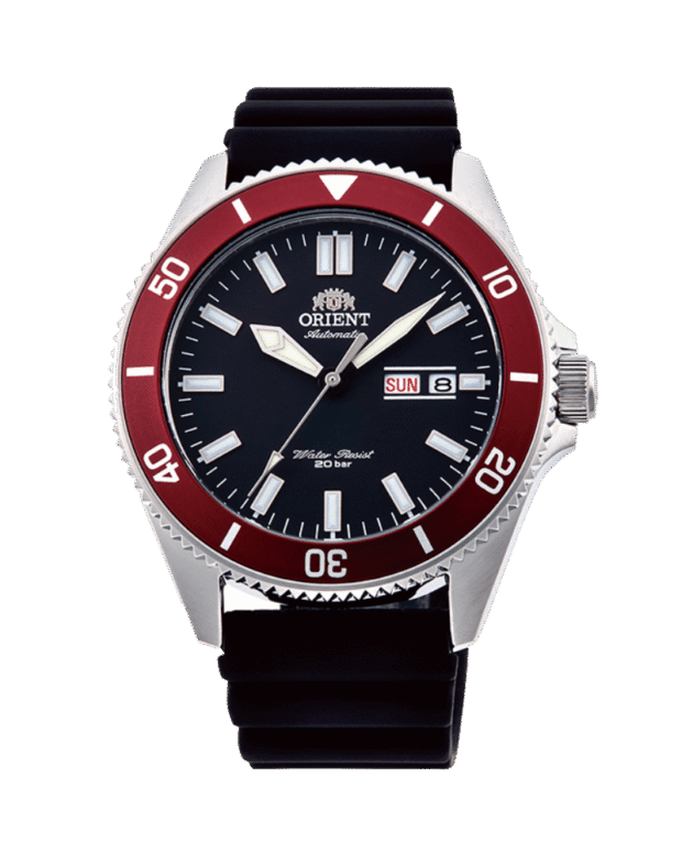ORIENT: Mechanical Sports Watch, Silicon Strap - 44.0mm (RA-AA0011B)
