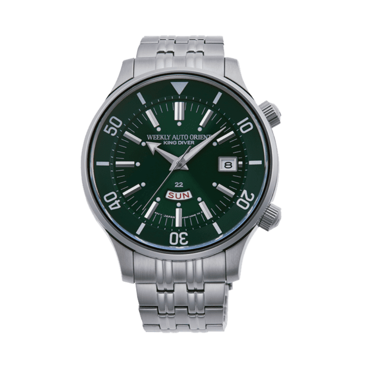 ORIENT: Mechanical Revival Watch, Metal Strap - 43.8mm (RA-AA0D03E)