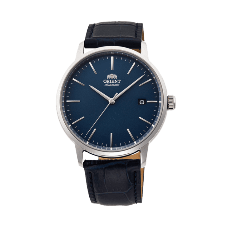 ORIENT: Mechanical Contemporary Watch, Leather Strap - 40.0mm (RA-AC0E04L)