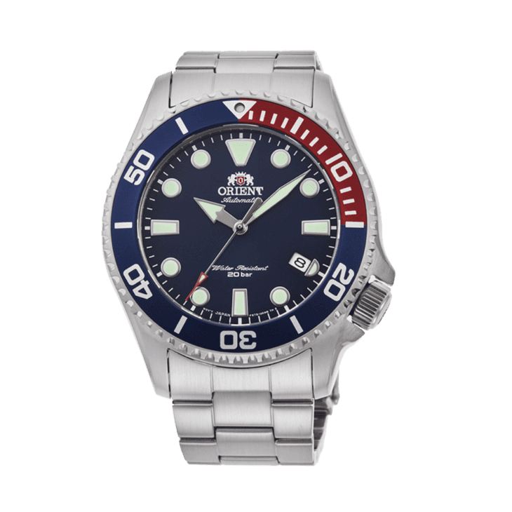 ORIENT: Mechanical Sports Watch, Metal Strap - 43.4mm (RA-AC0K03L)