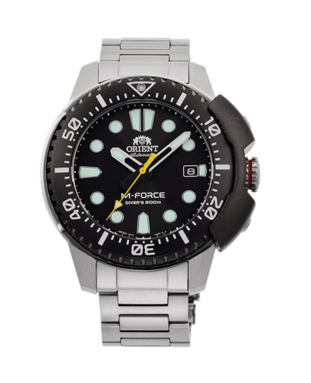 ORIENT: Mechanical Sports Watch, Metal Strap - 45.0mm (RA-AC0L01B)
