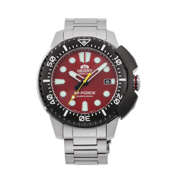 ORIENT: Mechanical Sports Watch, Metal Strap - 45.0mm (RA-AC0L02R)