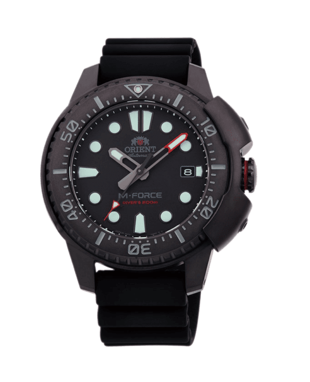 ORIENT: Mechanical Sports Watch, Silicon Strap - 45.0mm (RA-AC0L03B)
