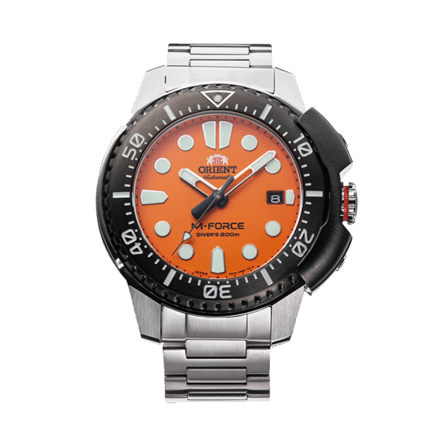 ORIENT: Mechanical Sports Watch, Metal Strap - 45.0mm (RA-AC0L08Y)