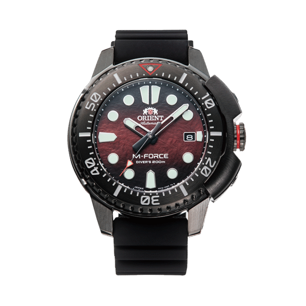 ORIENT: Mechanical Sports Watch, Silicon Strap - 45.0mm (RA-AC0L09R) Limited