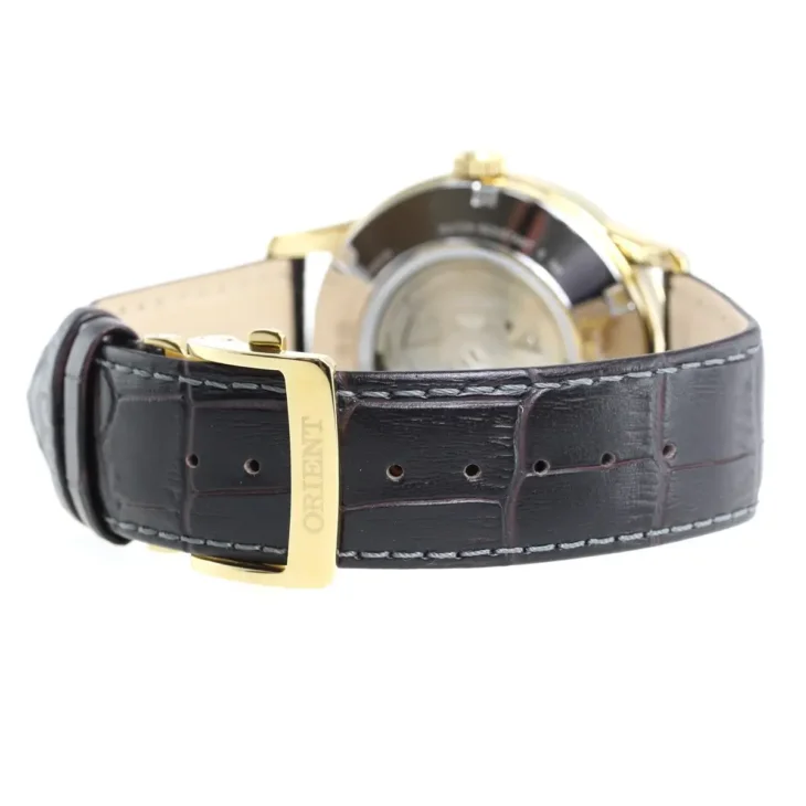 ORIENT: Mechanical Classic Watch, Leather Strap - 42.5mm (RA-AK0002S) - Image 2