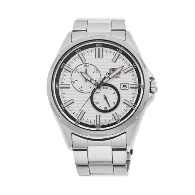 ORIENT: Defender Mechanical Sports Watch, Metal Strap - 42.6mm (RA-AK0603S)