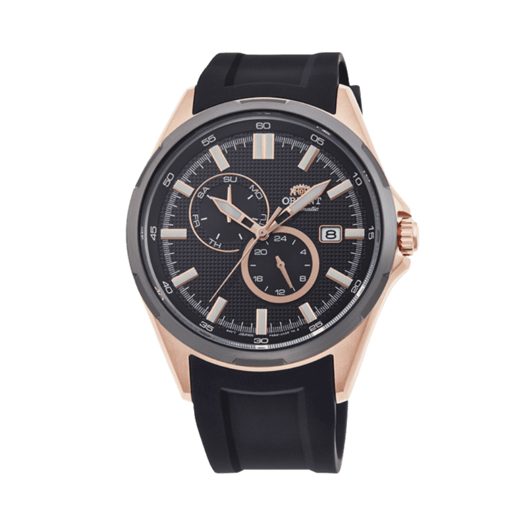 ORIENT: Defender Mechanical Sports Watch, Silicon Strap - 42.6mm (RA-AK0604B)