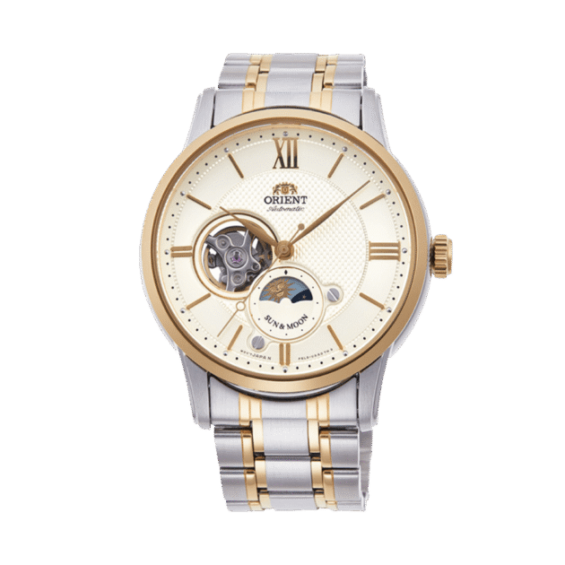 ORIENT: Mechanical Classic Watch, Leather Strap - 42.0mm (RA-AS0001S)