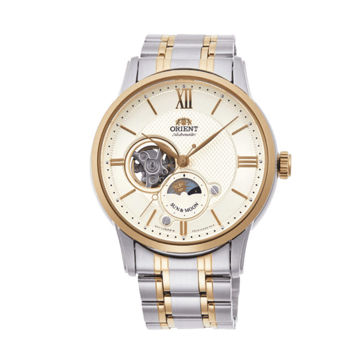 ORIENT: Mechanical Classic Watch, Leather Strap - 42.0mm (RA-AS0001S)