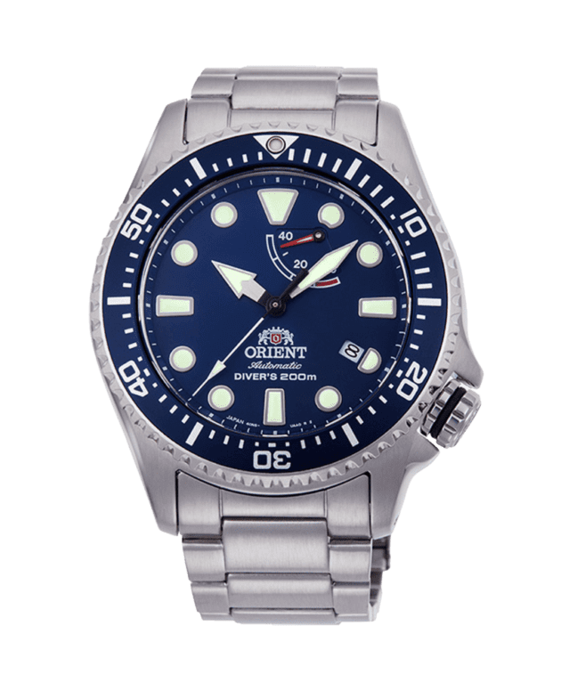 ORIENT: Triton Neptune Mechanical Sports Watch, Metal Strap - 43.4mm (RA-EL0002L)