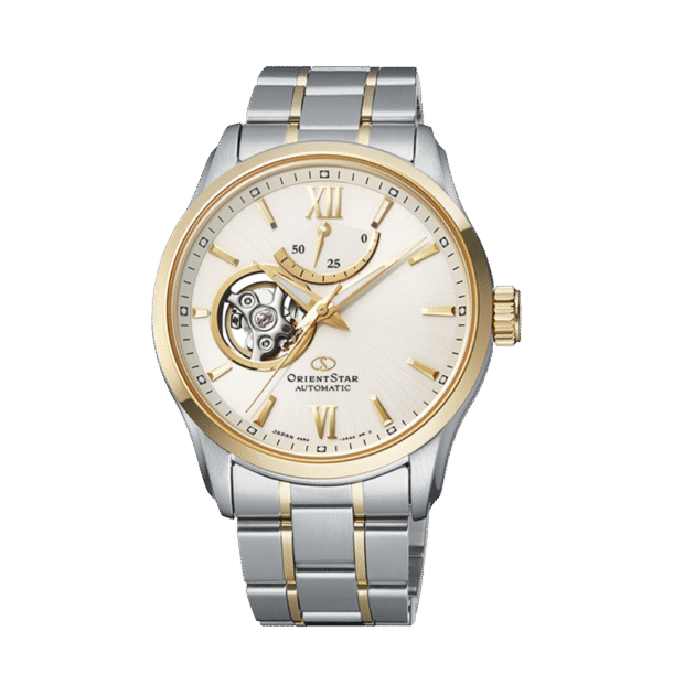 ORIENT STAR: Mechanical Contemporary Watch, Metal Strap - 39.3mm (RE-AT0004S)