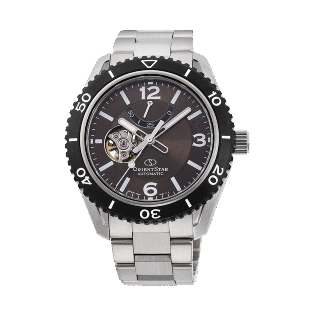 ORIENT STAR: Mechanical Sports Watch, Metal Strap - 43.2mm (RE-AT0102Y)
