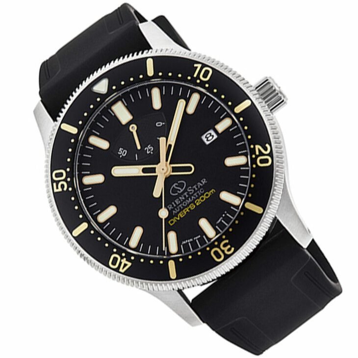 ORIENT STAR: Mechanical Sports Watch, Silicon Strap - 43.6mm (RE-AU0303B) - Image 4