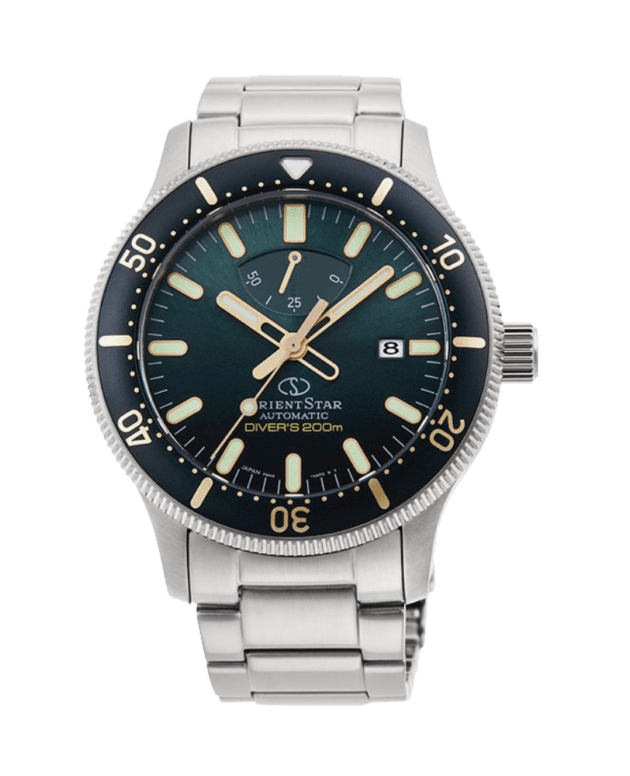 ORIENT STAR: Mechanical Sports Watch, Metal Strap - 43.6mm (RE-AU0307E)