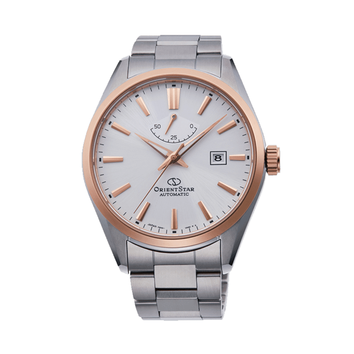 ORIENT STAR: Mechanical Contemporary Watch, Metal Strap - 42.0mm (RE-AU0401S)