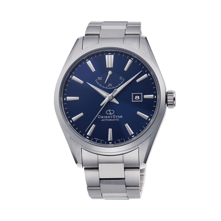 ORIENT STAR: Mechanical Contemporary Watch, Metal Strap - 42.0mm (RE-AU0403L)