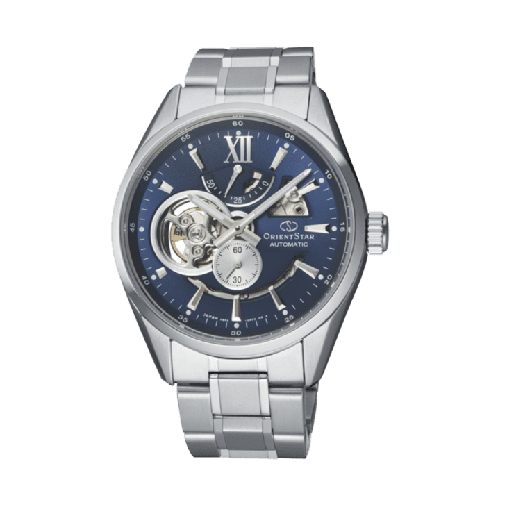 ORIENT STAR: Mechanical Contemporary Watch, Metal Strap - 41.0mm (RE-AV0003L)