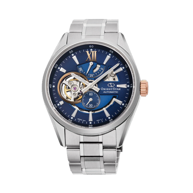 ORIENT STAR: Mechanical Contemporary Watch, Metal Strap - 41.0mm (RE-AV0116L) Limited