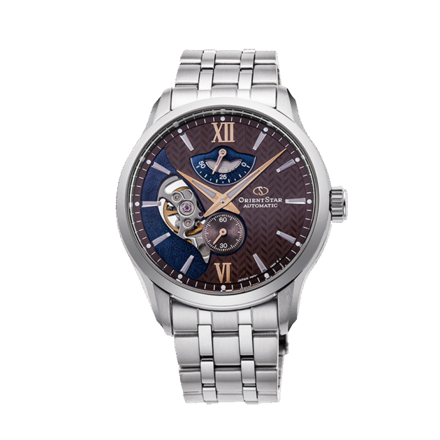 ORIENT STAR: Mechanical Contemporary Watch, Metal Strap - 41.0mm (RE-AV0B02Y)