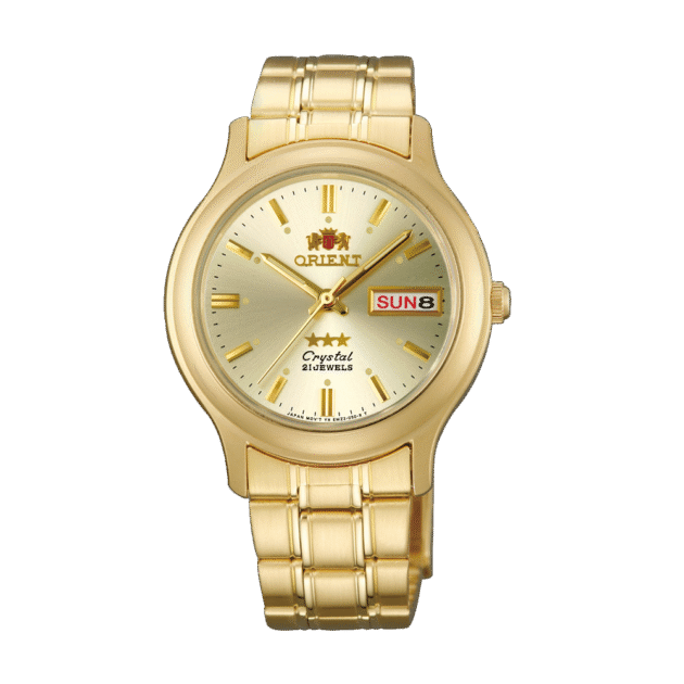 ORIENT: Mechanical Classic Tristar Watch, Metal Strap - 37mm (SAB05001C)