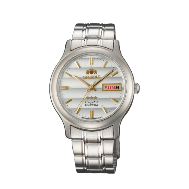 ORIENT: Mechanical Classic Tristar Watch, Metal Strap - 36mm (SAB05005W8)