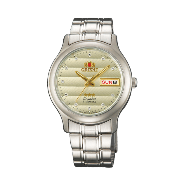 ORIENT: Mechanical Classic Tristar Watch, Metal Strap - 36mm (SAB05008C8)