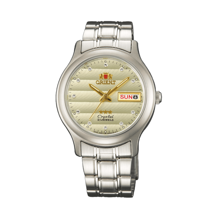 ORIENT: Mechanical Classic Tristar Watch, Metal Strap - 36mm (SAB05008C8)