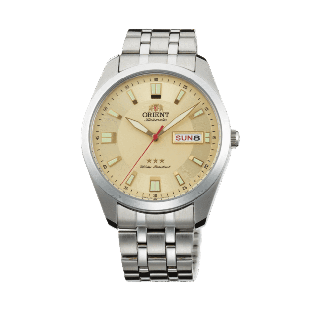 ORIENT: Mechanical Classic Tristar Watch, Metal Strap - 39mm (SAB0C002C)