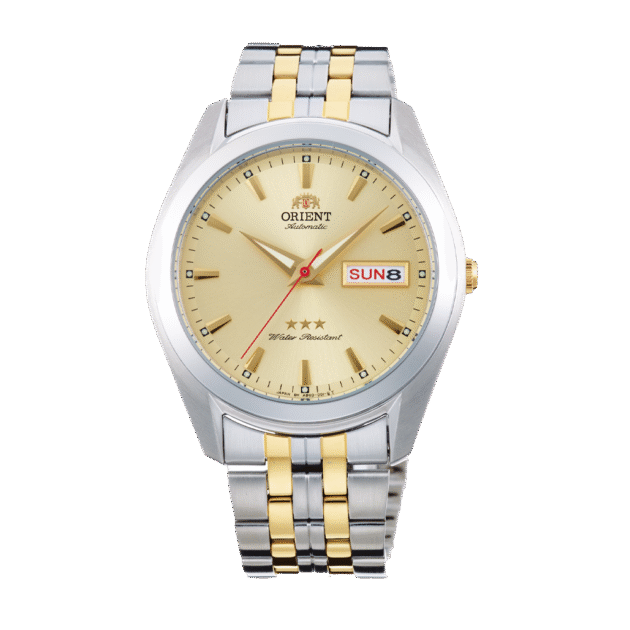 ORIENT: Mechanical Classic Tristar Watch, Metal Strap - 39mm (SAB0D001G)