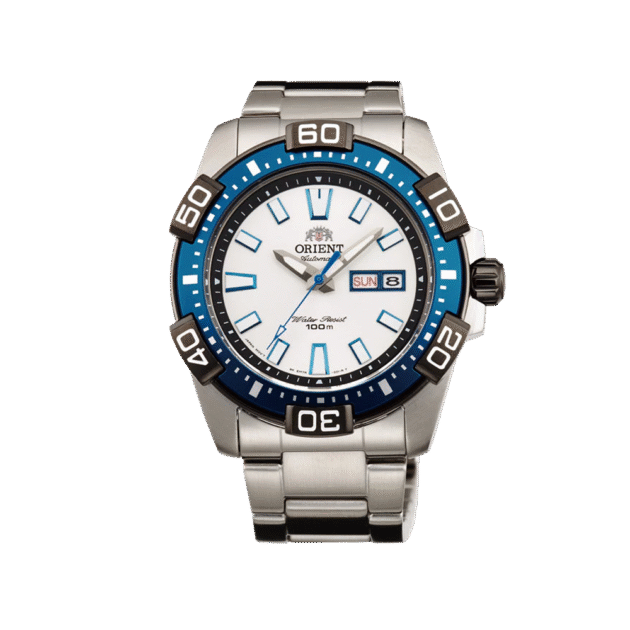 ORIENT: Marine Mechanical Sports Watch, Metal Strap - 45.0mm (EM7R003W)
