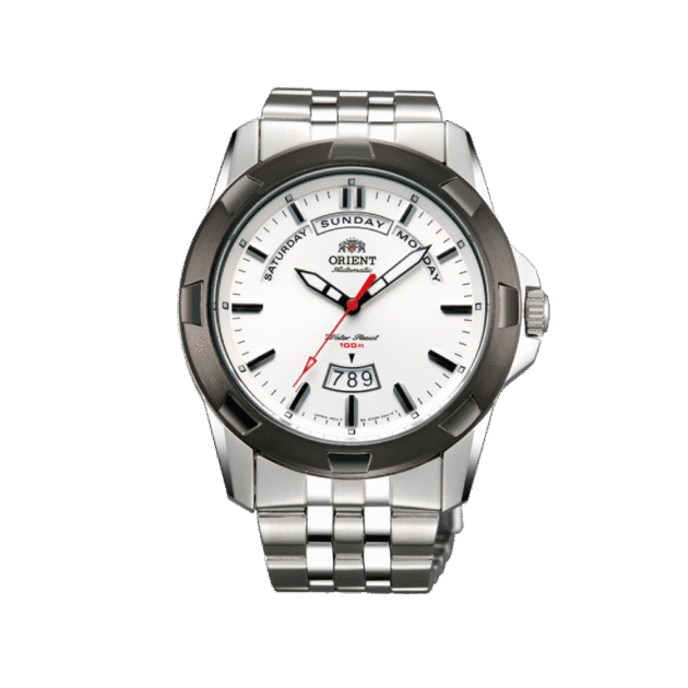 ORIENT: Independence Wide Calendar White Dial EV0R001W Automatic Watch Made in Japan