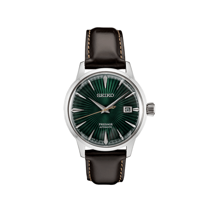 SEIKO: PRESAGE Men's Automatic Watch date Green Dial Date (SRPD37J1) Made in Japan