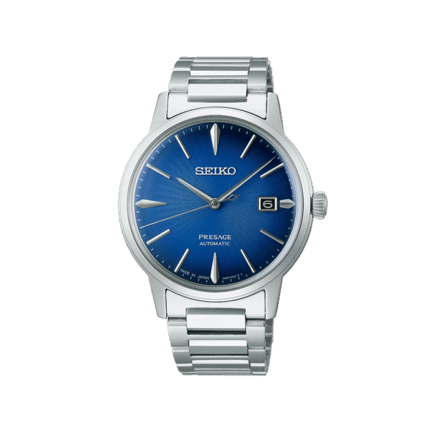 SEIKO: PRESAGE Men's Automatic Watch date Blue Dial (SRPJ13J1) Made in Japan