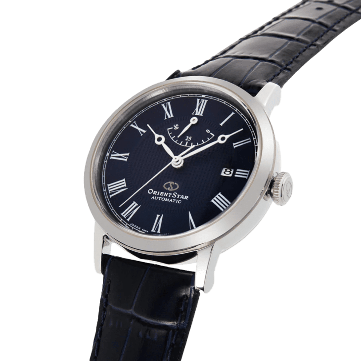 ORIENT STAR: Mechanical Classic Watch, Leather Strap - 38.7mm (RE-AU0003L) - Image 2