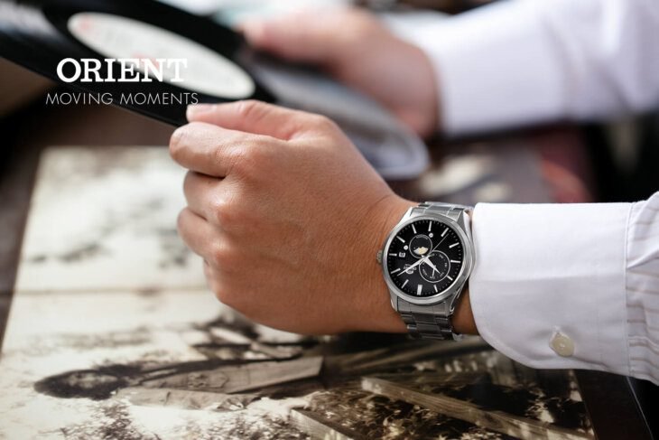 ORIENT: Mechanical Contemporary Watch, Metal Strap - 41.5mm (RA-AK0302B) - Image 3