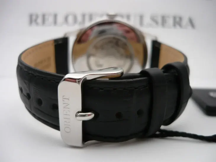 ORIENT: Mechanical Classic Watch, Leather Strap - 43.0mm (RA-AG0016B) - Image 4