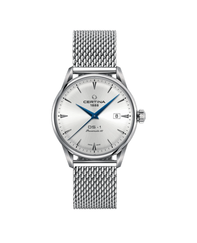 Certina DS-1 Powermatic 80 Silver Dial Automatic Swiss Made C029.807.11.031.02