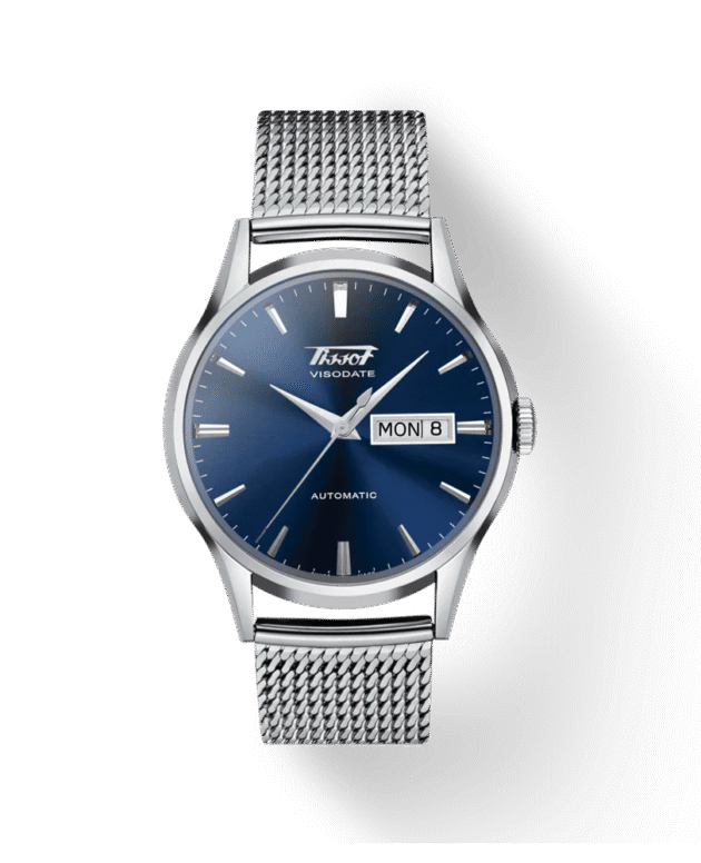 TISSOT HERITAGE VISODATE AUTOMATIC Blue Dial Swiss Made T019.430.11.041.00